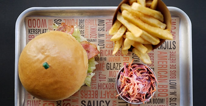 Burger plate