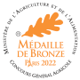 BRONZE, Concours Général Agricole, 2022 (France)