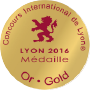 GOLD, 2016 Concours International de Lyon (France)