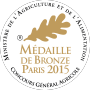 BRONZE, Concours Général Agricole, 2015 (France)